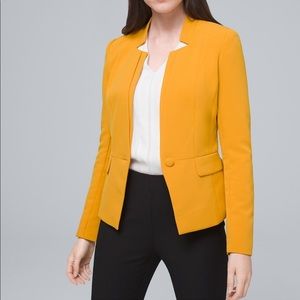 White House Black Market gold/yellow blazer
